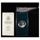 1991 $1 COMMEM 90% SILVER PR KOREAN WAR MEMORIAL