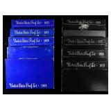 UNITED STATES PROOF SETS 1968-1979, NO 74 & 75