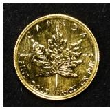 1/10 OZ GOLD MAPLE LEAF