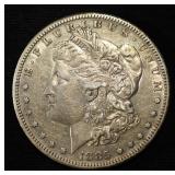 1885-S MORGAN DOLLAR AU
