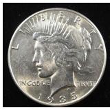 1935 PEACE DOLLAR AU