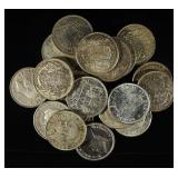 $10 80% SILVER CANADIAN HALVES