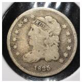 1835 BUST HALF DIME G/VG