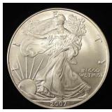 2007 AMERICAN SILVER EAGLE
