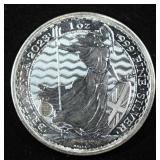2023 BRITANNIA 1 OZ .999 SILVER ROUND