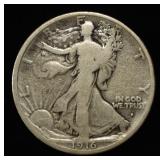 1916-D WALKING LIBERTY HALF VG