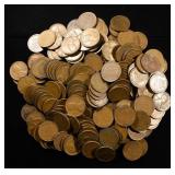 (200) 37'S WHEAT CENTS