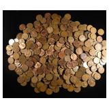 (500) WHEAT CENTS MIXED DATES