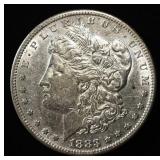 1883-S MORGAN DOLLAR AU