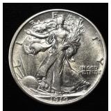 1919 WALKING LIBERTY HALF AU/BU