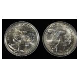 1983-P & D $1 OLYMPIAD DUSCUS THROWER COMMEM