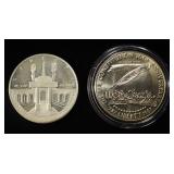 (2) COMMEMORATIVE DOLLARS