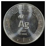 ELEMETAL 1 OZ .999 SILVER ROUND