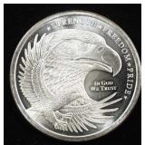 GSM BALD EAGLE 1 OZ .999 SILVER ROUND