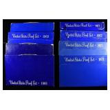 8 UNITED STATES PROOF SETS