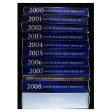 2000-2009 US PROOF SETS