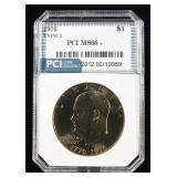 1976 TYPE 1 EISENHOWER DOLLAR PCI SUPERB GEM BU