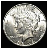 1935-S PEACE DOLLAR CH BU