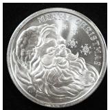 2025 CHRISTMAS 1 OZ .999 SILVER ROUND