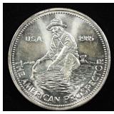 1985 PROSPECTOR 1 OZ .999 SILVER ROUND