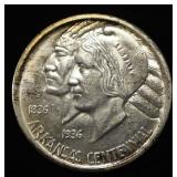 1936-S ARKANSAS COMMEM HALF DOLLAR CH BU