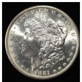 1881-S MORGAN DOLLAR CH/GEM BU