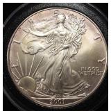 2001 AMERICAN SILVER EAGLE