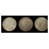1921-P,D,S MORGAN DOLLARS