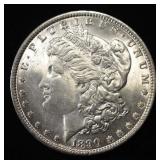 1890 MORGAN DOLLAR AU/BU