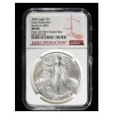 2002 AMERICAN SILVER EAGLE NGC MS69