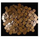 (500) 50'S WHEAT CENTS