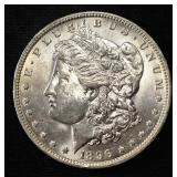 1896-O MORGAN DOLLAR AU/BU
