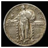 1927 FH STANDING LIBERTY QUARTER XF/AU