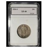 1926-S STANDING LIBERTY QUARTER MECCA XF