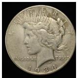 1934-S PEACE DOLLAR