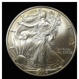 2004  AMERICAN SILVER EAGLE