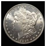 1897 MORGAN DOLLAR CH BU PROOF LIKE