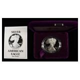 1990-S AMERICAN SILVER EAGLE PROOF