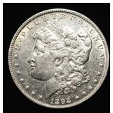 1892 MORGAN DOLLAR AU