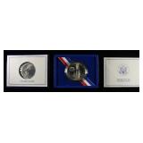 1986-P $1 & 1986-D 50C COMMEM STATUE OF LIBERTY