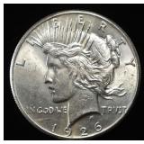1926 PEACE DOLLAR AU/BU