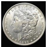 1897-O MORGAN DOLLAR AU/BU