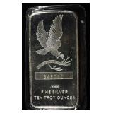SILVERTOWNE 10 OZ .999 SILVER BAR