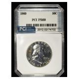 1960 FRANKLIN HALF DOLLAR PCI SUPERB GEM+ PROOF