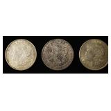 1921-P,D,S MORGAN DOLLARS