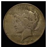 1934-D PEACE DOLLAR