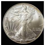 2007 AMERICAN SILVER EAGLE