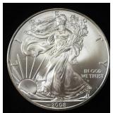 2008 AMERICAN SILVER EAGLE