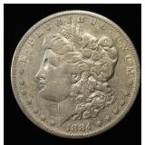 1884-S MORGAN DOLLAR XF