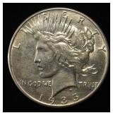 1935 PEACE DOLLAR AU/BU